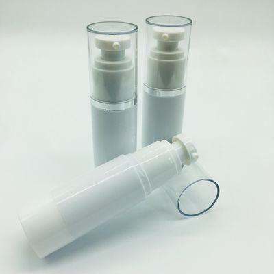 Transparency Plastic Airless Bottle 15ml - 120ml For Cosmetic Lotion Container