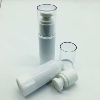 Transparency Plastic Airless Bottle 15ml - 120ml For Cosmetic Lotion Container