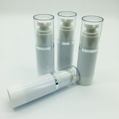 Transparency Plastic Airless Bottle 15ml - 120ml For Cosmetic Lotion Container