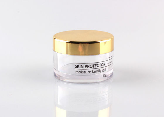 50g cancelam o frasco cosmético redondo de vidro com tamanho material das tampas φ63mmx42mm do PE