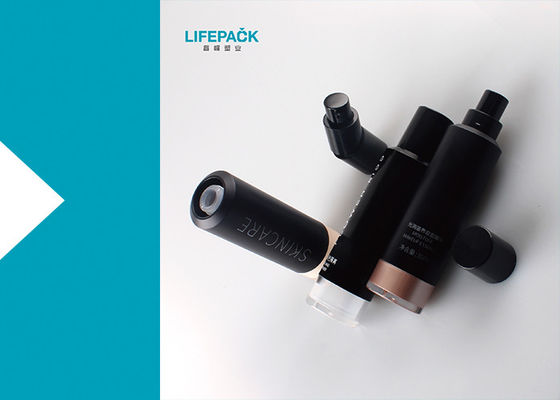 Forma redonda da capacidade vazia plástica coreana da garrafa 35ml da bomba da fundação do estilo