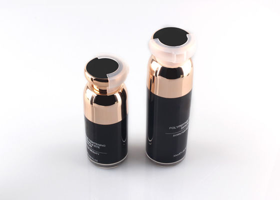 A garrafa acrílica que empacota, aperto da loção do tampão do tamanho do curso engarrafa o tipo mal ventilado