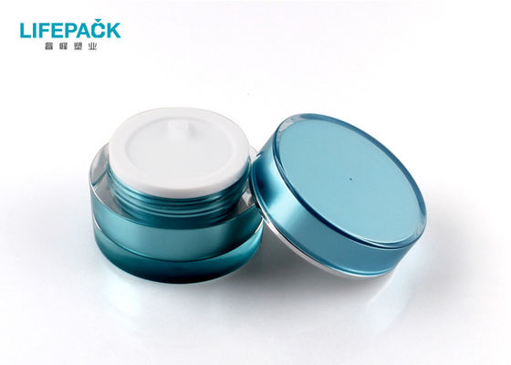 O cilindro do plexiglás range, 50g o azul organometálico, frascos da composição
